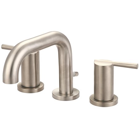 OLYMPIA Two Handle Lavatory Widespread Faucet in PVD Brushed Nickel L-7432-BN